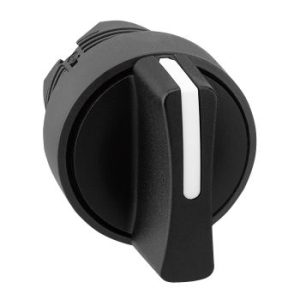 Perjungiklio galvutė juoda be fiksacijos, 3 padėčių, 22mm ZB5AD5