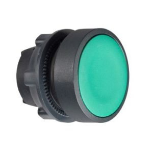 Mygtuko galvutė žalia su fiksacija, 22m ZB5AH03