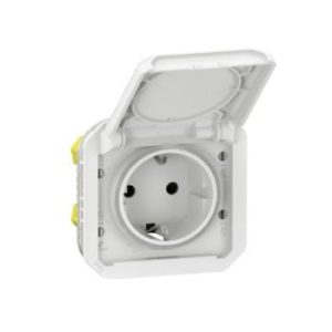 Potinkinis hermetinis kištukinis lizdas Plexo IP55 baltas 069640L